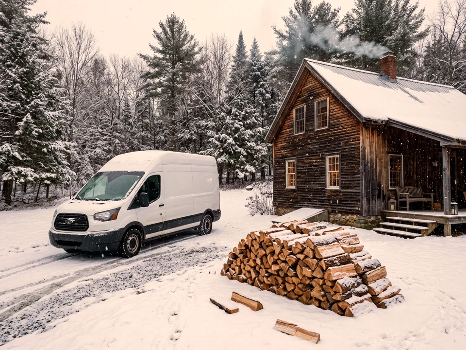 Поставка дров: улица Тенистая, 9, Троицк — 5 скл.м³